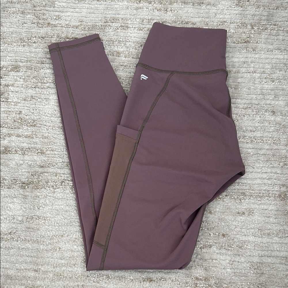 Fabletics Mauve and Brown Leggings